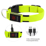 Nylon Webbing Rechargeable LED Dog Collar - BSEEN Direct